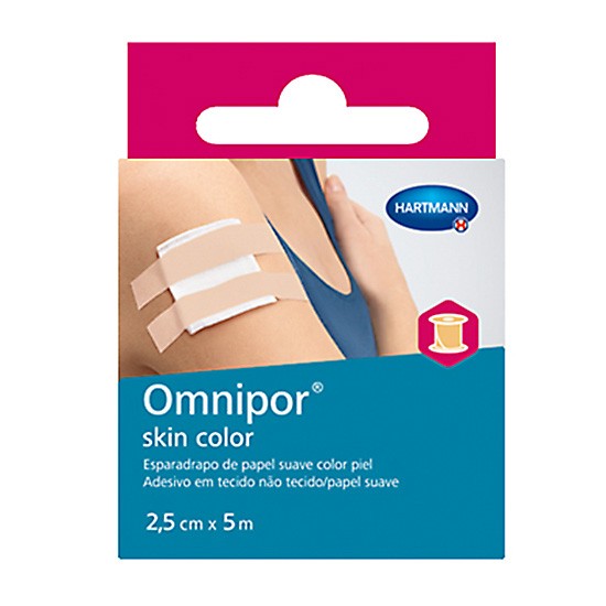 Omnipor esparadrapo skin color 5mx5cm