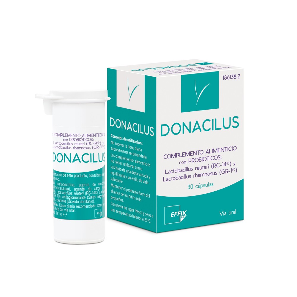 Donacilus microbiota vaginal 30 cápsulas